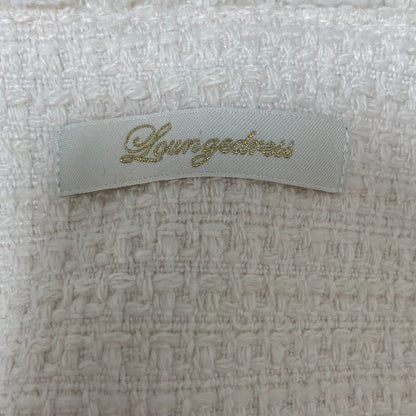 Loungedress クロップド ノーカラー ジャケット