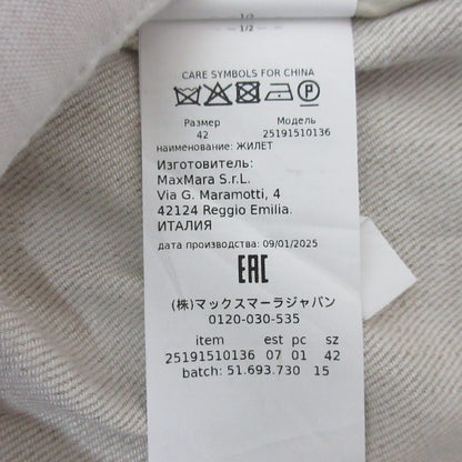 エス マックスマーラ キャロライン リネン ベスト