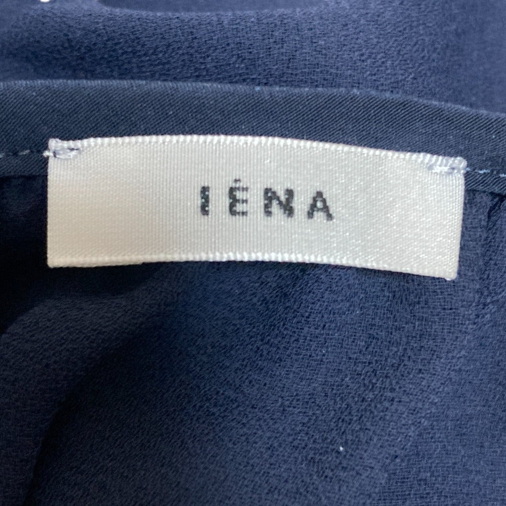 IENA ドット フリル ブラウス