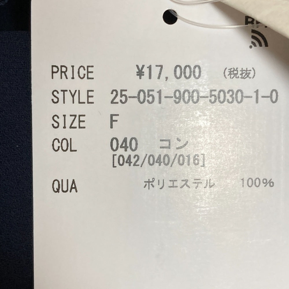 IENA ドット フリル ブラウス