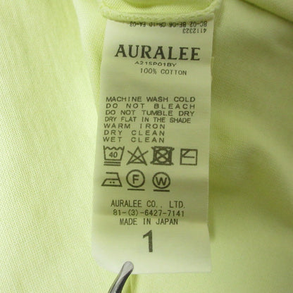 AURALEE ラスター プレーティング L/S TEE