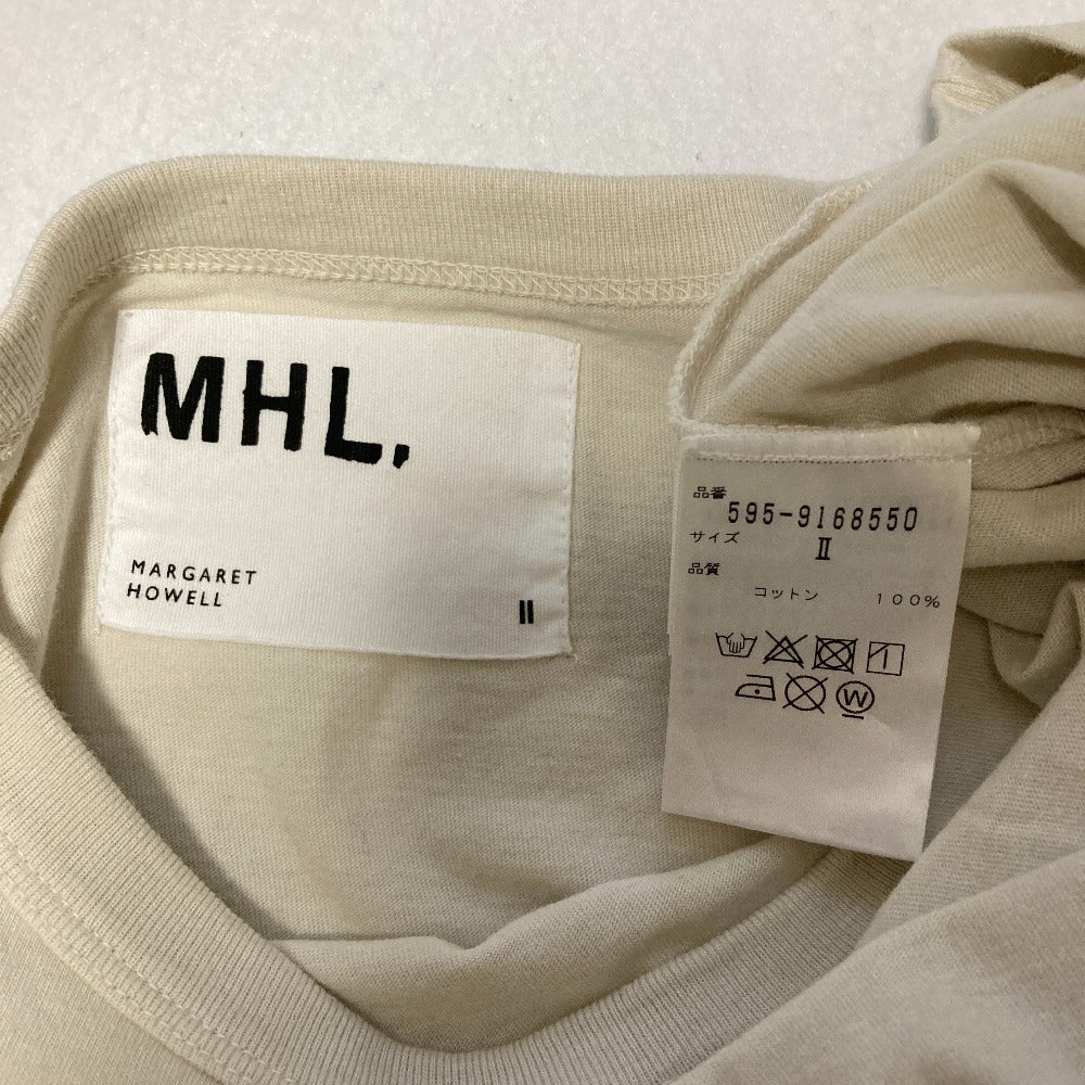 MHL. ロゴプリント ポケットTシャツ コットン Tシャツ