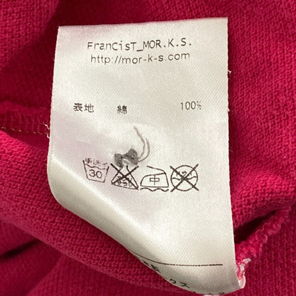 フランシストモークス ラインストーンショートスリーブポロシャツ