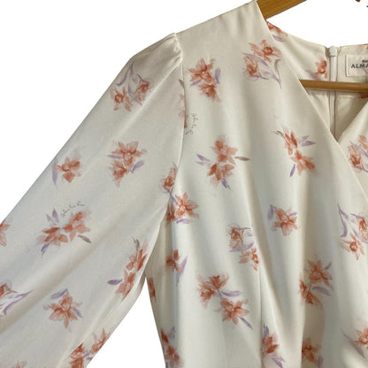Hanae Mori ALMA EN ROSE シフォン ドレス