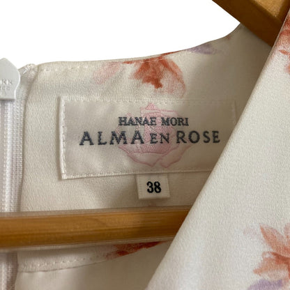 Hanae Mori ALMA EN ROSE シフォン ドレス