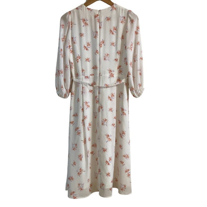 Hanae Mori ALMA EN ROSE シフォン ドレス