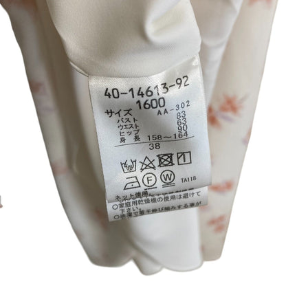 Hanae Mori ALMA EN ROSE シフォン ドレス