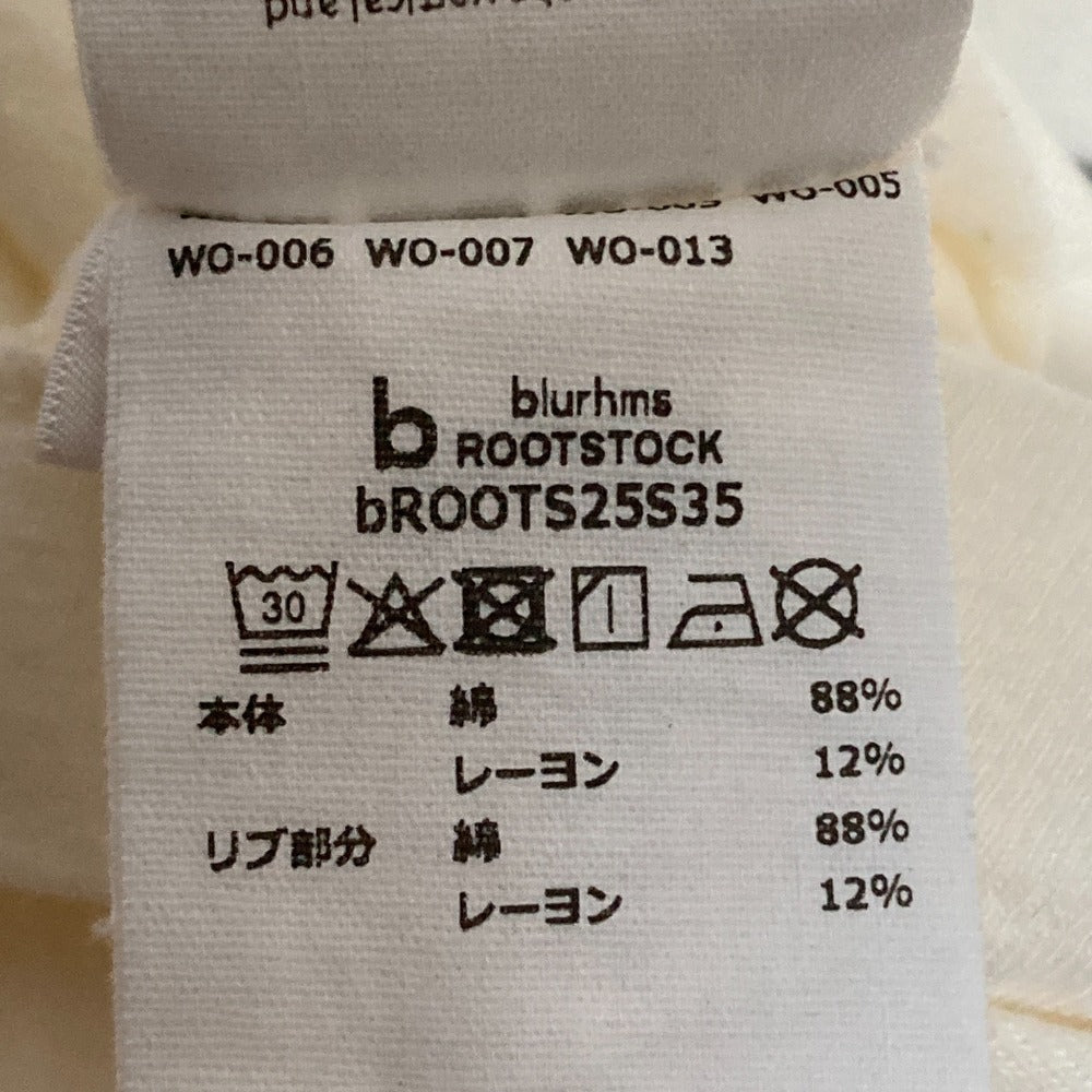 blurhms ROOTSTOCK Print Tee コットン Tシャツ