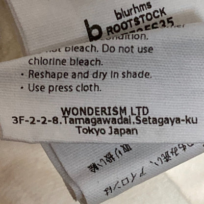 blurhms ROOTSTOCK Print Tee コットン Tシャツ