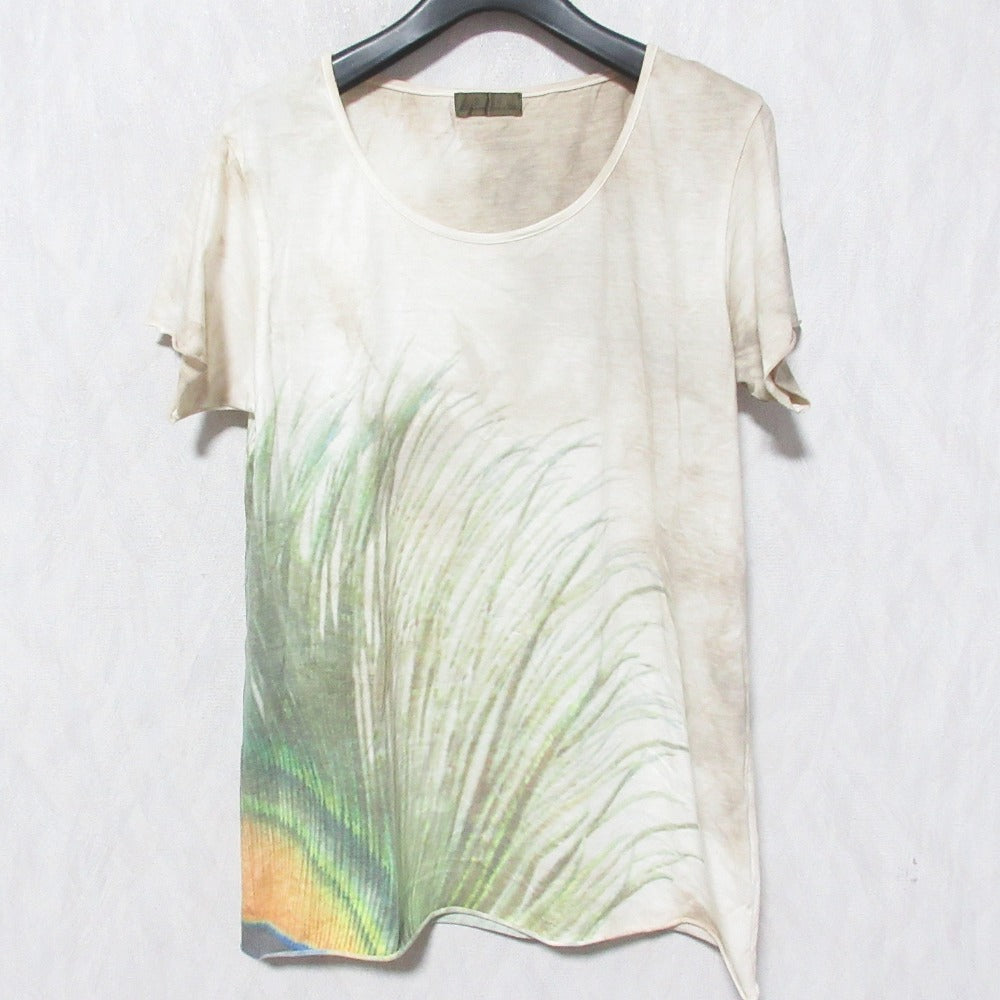 goa グラスプリント コットン Tシャツ