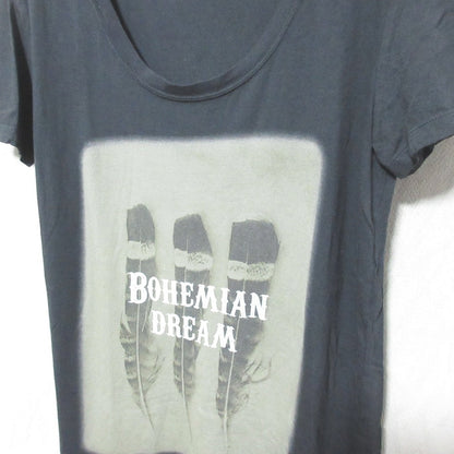 Natural VINTAGE GOA ボヘミアンドリーム フェザープリントTシャツ