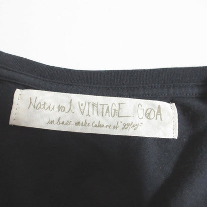 Natural VINTAGE GOA ボヘミアンドリーム フェザープリントTシャツ