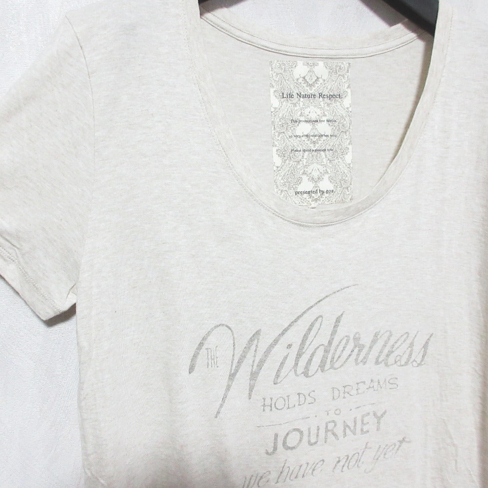 goa プリントコットンTシャツ