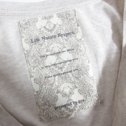 goa プリントコットンTシャツ
