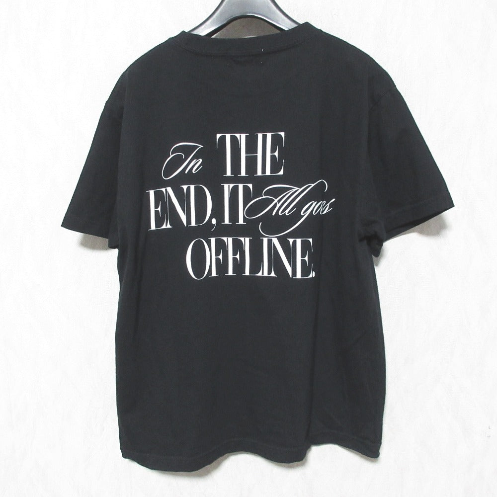 エーピーストゥディオ BTN OFFLINE コットンTシャツ
