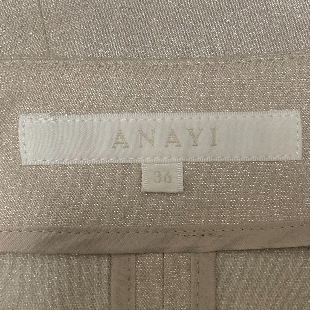 ANAYIノーカラージャケット