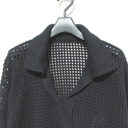 ダイアグラム メッシュ Vネック ニット トップ