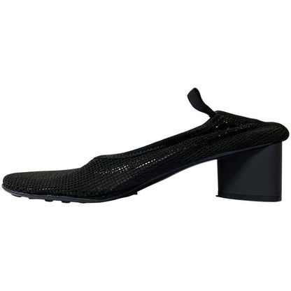 ボッテガ ヴェネタ メッシュ チャンキー ヒール パンプス