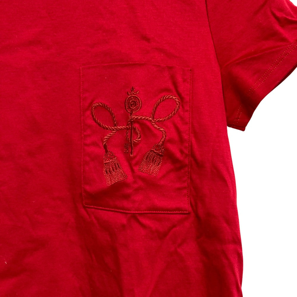 エルメス タッセル刺繍コットンTシャツ38