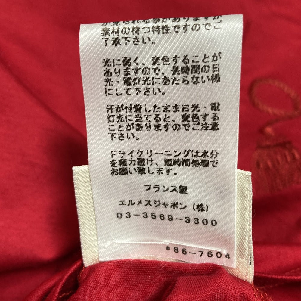 エルメス タッセル刺繍コットンTシャツ38