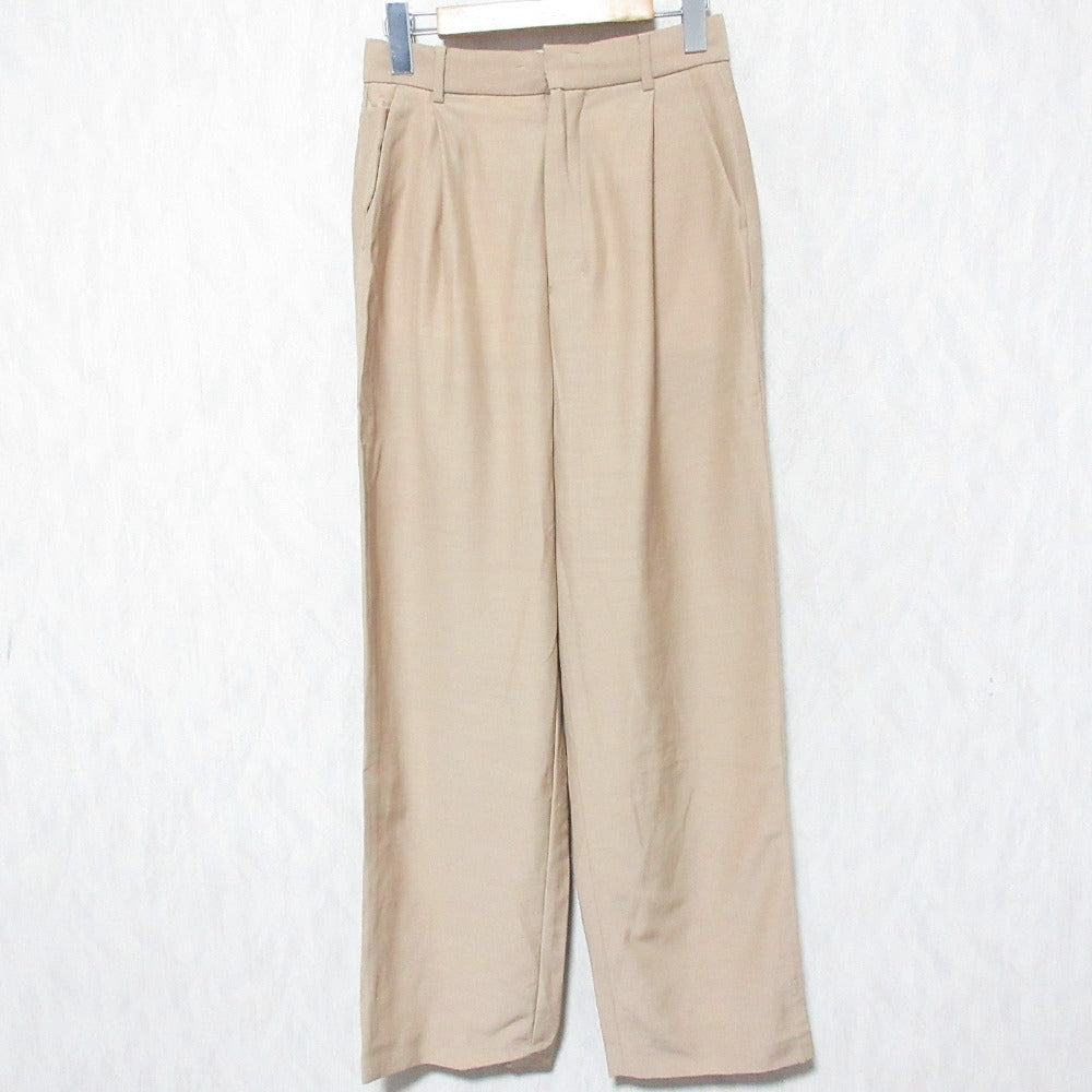 ESLOWテーパードタックパンツ