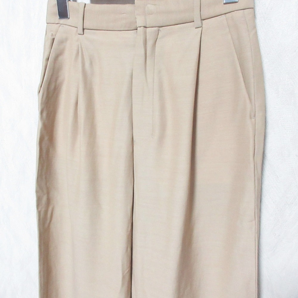 ESLOWテーパードタックパンツ