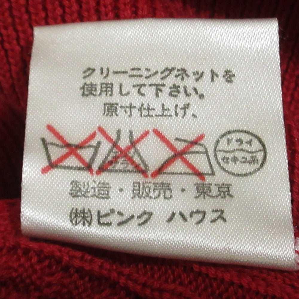 PINK HOUSE フラワー刺繍ニットカーディガン