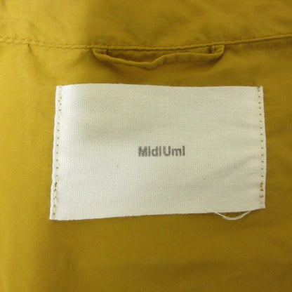 MidiUmi ナイロンフーディーロングコート