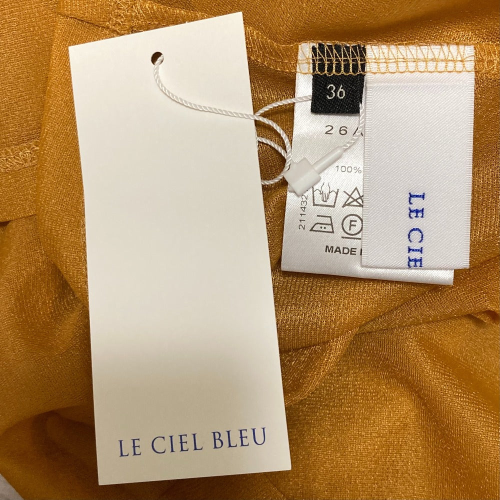 ルシェルブルー Design Gathered Cutout Top ロングスリーブニットトップス
