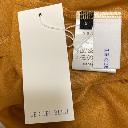 ルシェルブルー Design Gathered Cutout Top ロングスリーブニットトップス