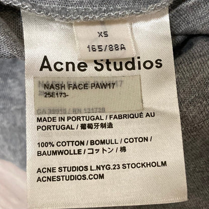 アクネストゥディオズ フェイスパッチ コットンTシャツ