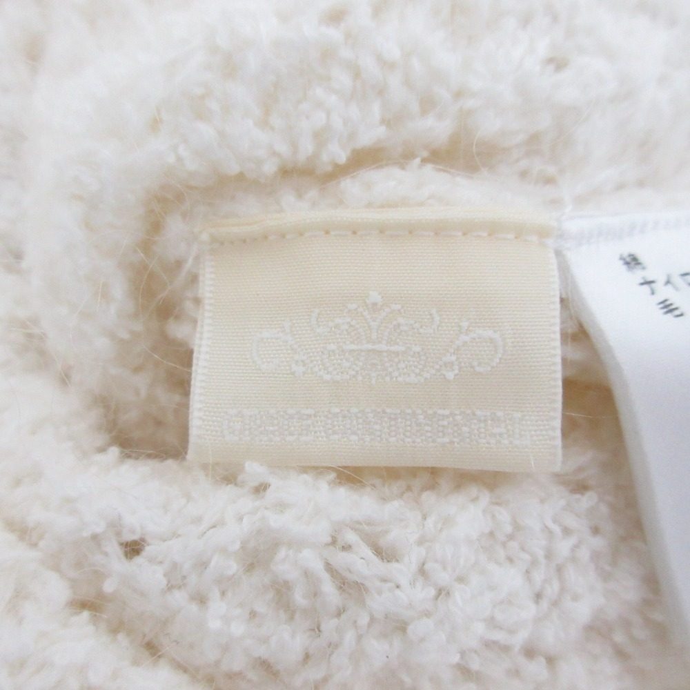 GRACE CONTINENTAL ワッフル ショート ニット カーディガン