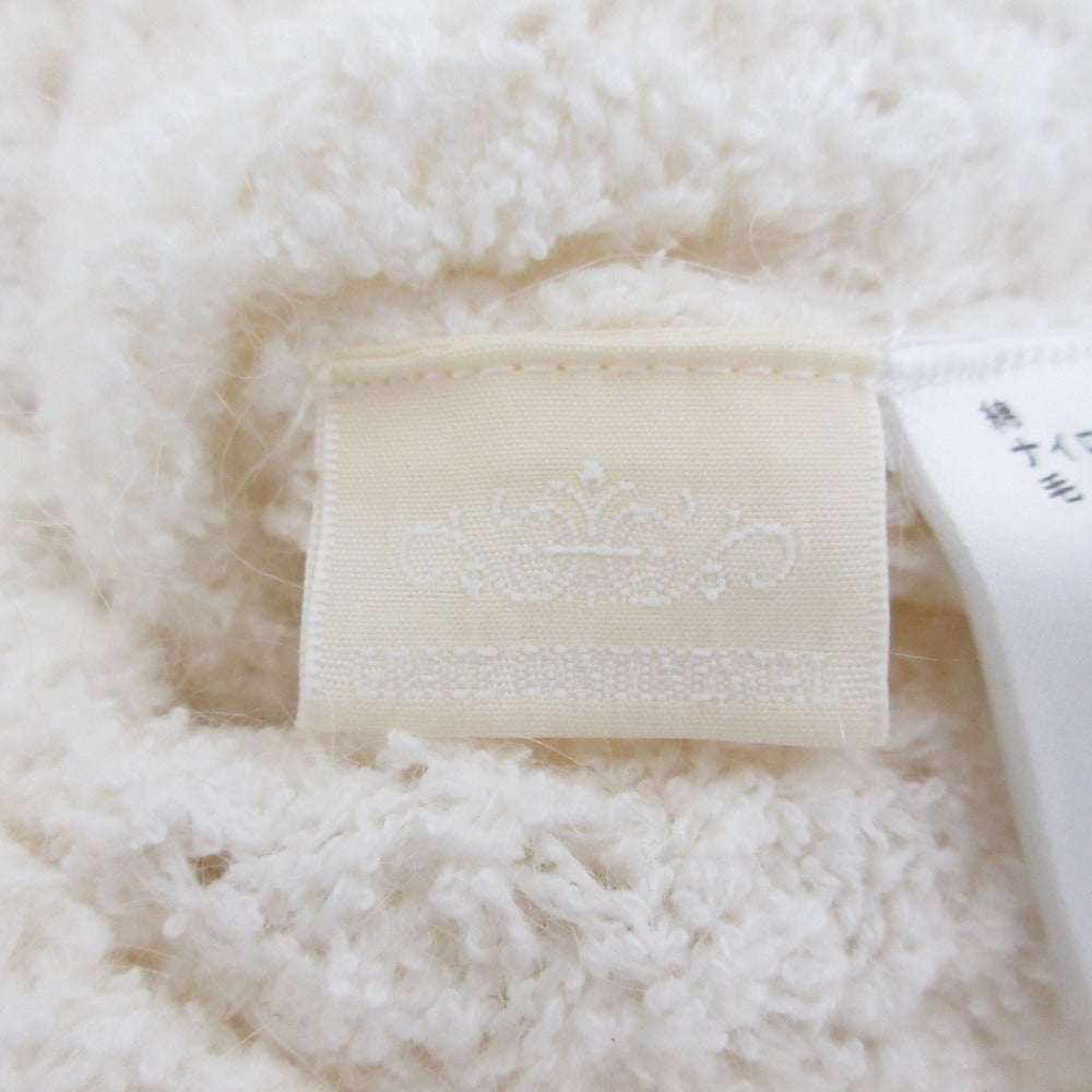 GRACE CONTINENTAL ワッフル ショート ニット カーディガン
