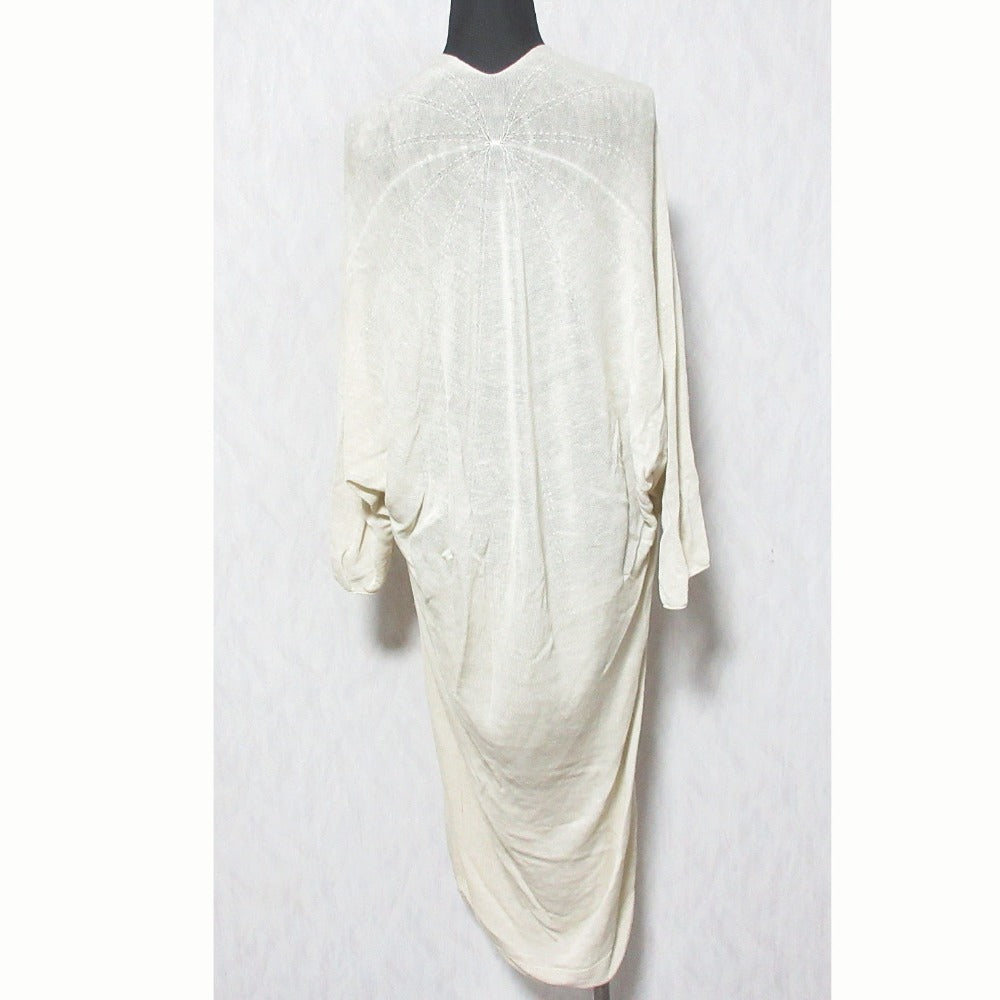 evam eva linen cupro ニットワンピース