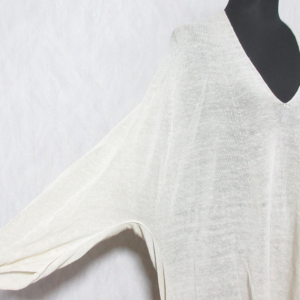 evam eva linen cupro ニットワンピース
