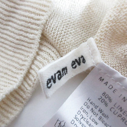 evam eva linen cupro ニットワンピース