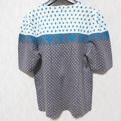 斎藤都世子 刺繍ニットカットソー