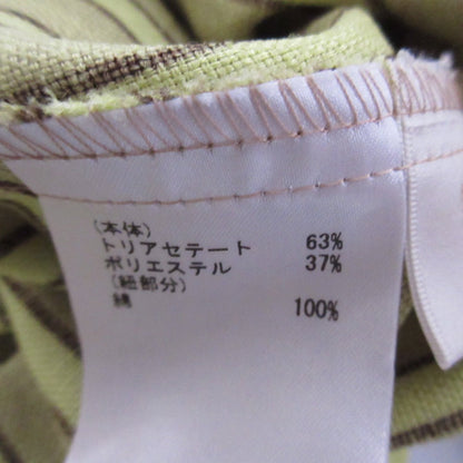 グレース クラス リネン タッチ ストライプ ブラウス