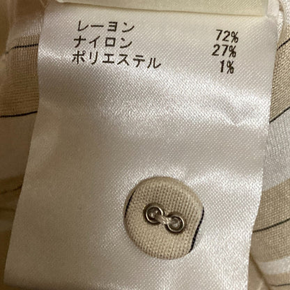 ダイアグラム ストライプパフスリーブブラウス