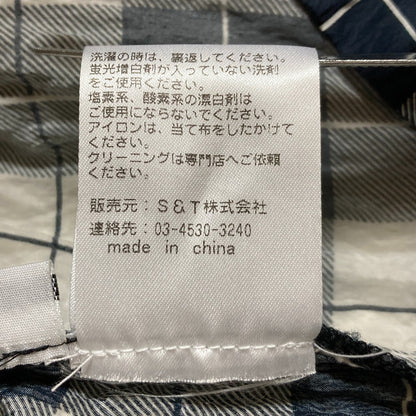バウムウンドヘルガーデン ハイネックチェックワンピース