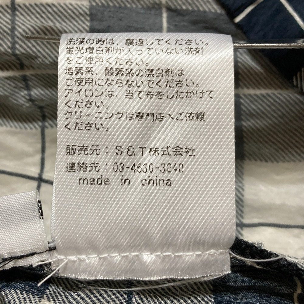 バウムウンドヘルガーデン ハイネックチェックワンピース