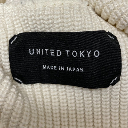 ユナイテッドトウキョウ バックデザインニットセーター