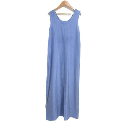 サロンアダムエロペ GENTLE SILK ノースリーブワンピース シルク ワンピース