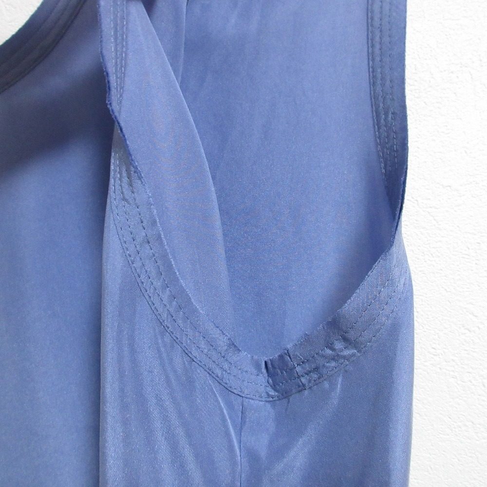 サロンアダムエロペ GENTLE SILK ノースリーブワンピース シルク ワンピース