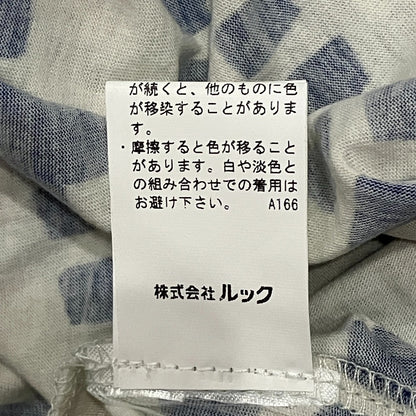 トリーバーチ タイル柄コットン半袖Tシャツ