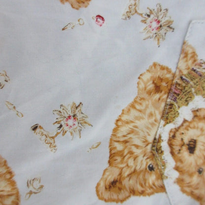 PINK HOUSE テディベアフリルフーディーシャツ
