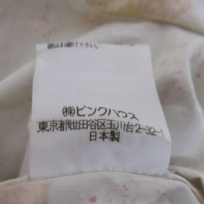PINK HOUSE テディベアフリルフーディーシャツ