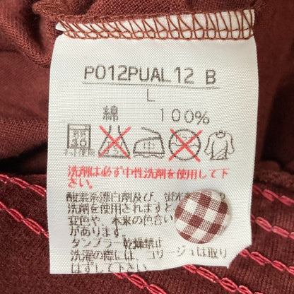 ピンクハウス ギンガム切替ノースリーブカットソー