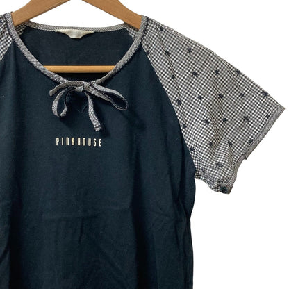 ピンクハウス レースチェックショートスリーブカットソー