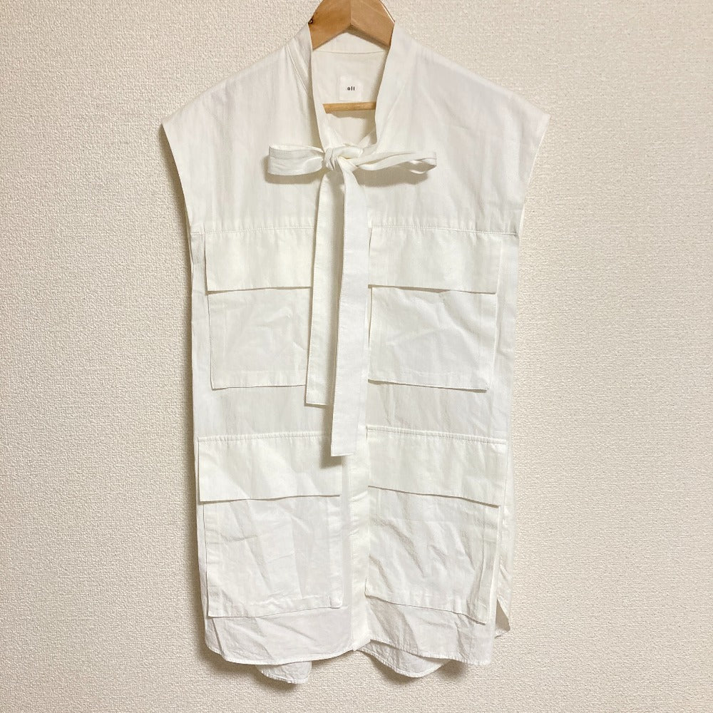 オールキョウト フィッシングシャツベストブラウス